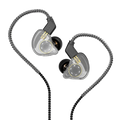 【CCZ Melody】In-Ear Monitors Earphones Headphones Wired Earbuds IEM HIFI Bass with 1DD 1BA, 4N OFC Cable for Musicians, Singer, on Stage, Studio