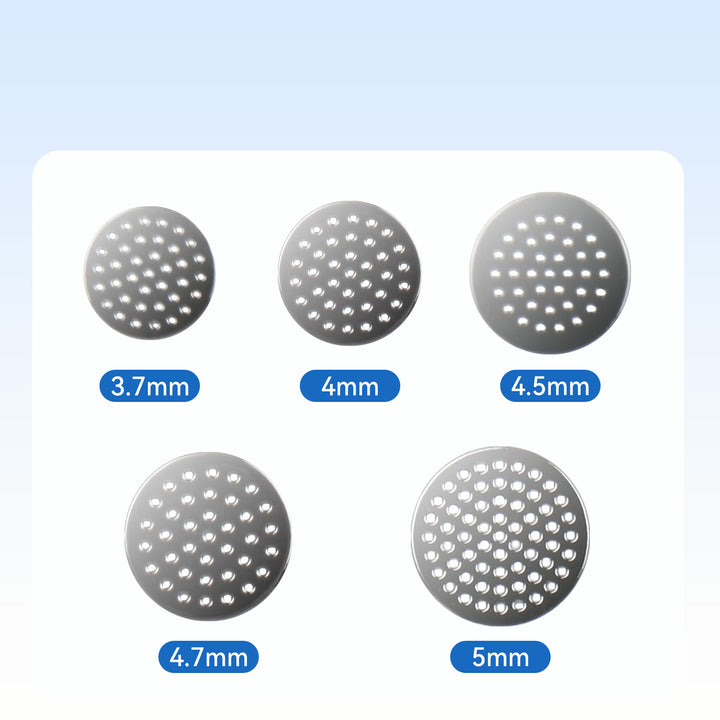 CCZ Dust-Proof Steel Mesh with Glue Stainless in-Ear Earphones Replace Clean Net Filter dust Headphones Shell Steel Mesh (Pack of 10 pairs)