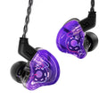 【CCZ Melody】In-Ear Monitors Earphones Headphones Wired Earbuds IEM HIFI Bass with 1DD 1BA, 4N OFC Cable for Musicians, Singer, on Stage, Studio