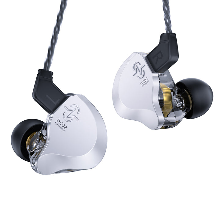 【CCZ SOLO | DC02】 In Ear Monitor for Singer Musicians, Professional IEM Earphones, iems for Gaming, Heavy Bass Wired Earbuds